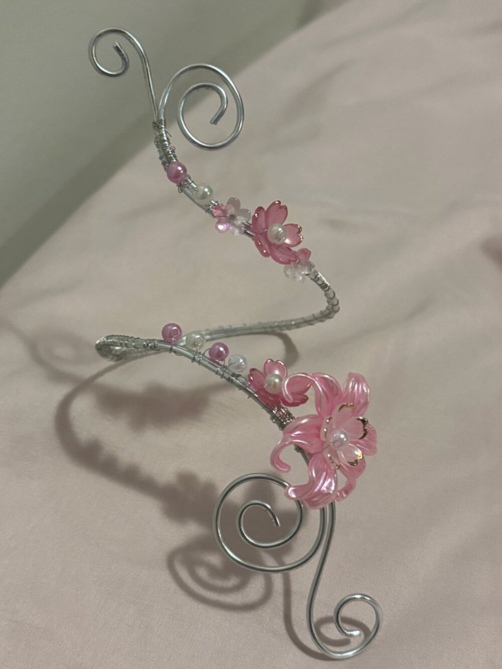 Pink arm cuff